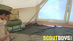 ScoutBoys Scoutmaster Ace Banner fucks Scout Damien Grey