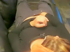 Secretly watching as she gets horny