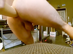 Self fisting and big dildo
