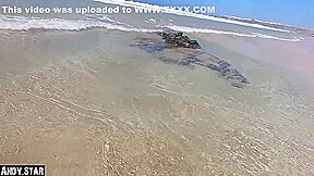 Sex On The Beach Fucks German Blonde Skinny Outdoor With Andy Star