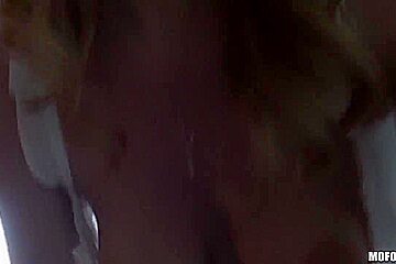Sexy Allie James makes a special gift for her boyfriend