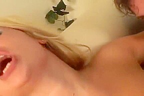 Sexy Blonde Takes Big Dick Up Her Tight Ass Hole