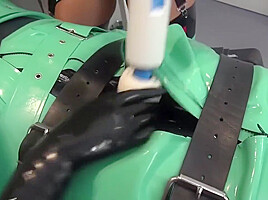 Sexy Busty Amateur Blonde Toys Orgasm