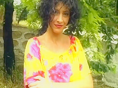 Sexy German Milf Getting Her Holes Pounded Outdoors