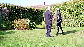 Sexy Girl in a Armbinder and then dressed as a sexy Ponygirl