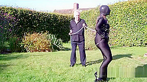 Sexy Girl in a Armbinder and then dressed as a sexy Ponygirl