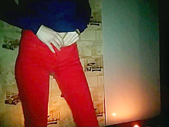 Sexy Japanese Hot Ripped Jeans Got Of Cum On Ass  Shikarnaya Hudaya Bent Over Fucked