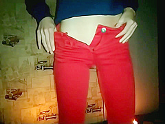 Sexy Japanese Hot Ripped Jeans Got Of Cum On Ass  Shikarnaya Hudaya Bent Over Fucked