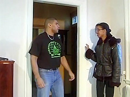 Sexy Thin Black Girl Fucked For Sloppy Facial