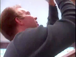 Sexy babysitter drilled