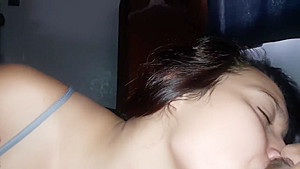 Sexy petite Latina wakes up to a Big Dick