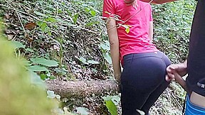 She Begged Me To Cum On Her Big Ass In Yoga Pants While Hiking, Almost Got Caught