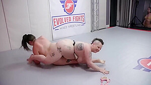 Shelby Paris And Nikki Sequoia - Excellent Adult Movie Wrestling Ever Seen