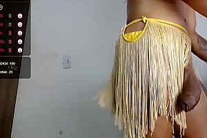 Shemale Stiff Rod Hot Facial 100