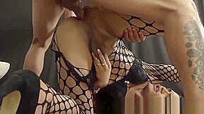 Shemale prison guard seduces her inmate