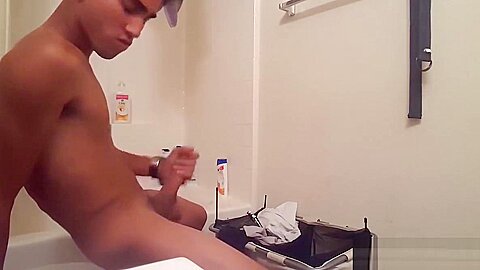 Shower Jacking Twink Webcam Show