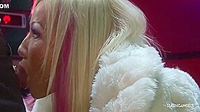 Showing Off Her Big Tits At The Club Led To The Blonde Being Dicked Down