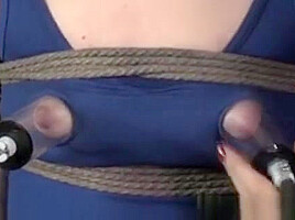 Shrimp Tie Bondage For Useless Skank