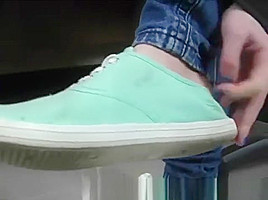 Shy Young Feet Tease