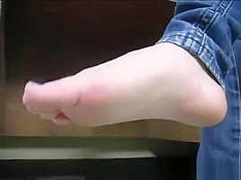 Shy Young Feet Tease