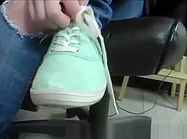Shy Young Feet Tease