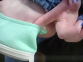 Shy Young Feet Tease