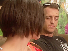 Silvia Vs  17 Man Gangbang While Her Husband Is Watching