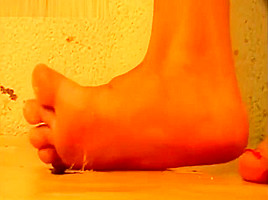 Silvia barefoot cricket crush playful