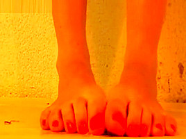 Silvia barefoot cricket crush playful
