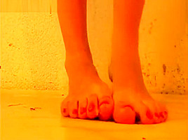 Silvia barefoot cricket crush playful