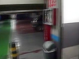 Silvia blowjob and facial in public parking