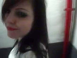 Silvia blowjob and facial in public parking