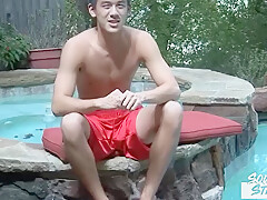 Skinny Amateur Tanner Masturbates Solo