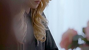 Skinny College Chick Throats Profs Huge Cock