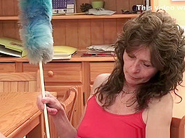 Skinny Step moms with little tits need to get off