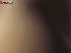 Slim chick participates in upskirts clip showing thong