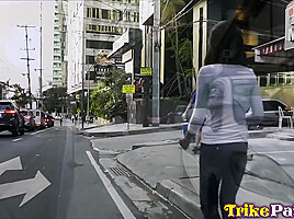 Slutty Asian Girl Found In Manila Does It All! - Trike Patrol