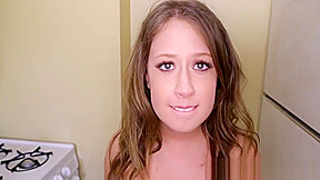 Slutty Brooke Bliss takes her stepbrothers cock for a ride