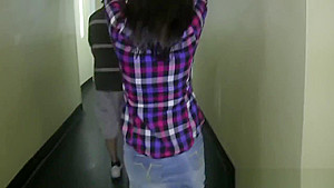 Slutty college teen 18+ doggystyled and jizzed on