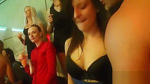 Slutty kittens get absolutely wild and nude at hardcore party