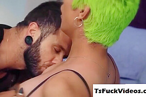 Small Juggs Brazilian Tranny Gets Barebacked With Pixi Lust