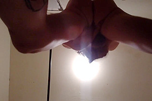 Solo Free-standing Self-assfingering Orgasm & Massive Climax To Start My Day