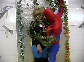 Spiderman and FlyWoman the PlantMaster's Trap