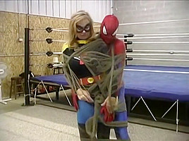 Spiderman and FlyWoman the PlantMaster's Trap