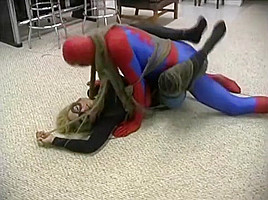 Spiderman and FlyWoman the PlantMaster's Trap