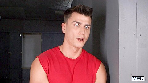 Spotted By The Gym Bro Scene Poster on men with Kenzo Alvarez, Mister Deep Voice