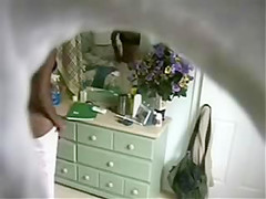Spying my cute cousin fully nude