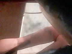 Spying on my Step sister after shower