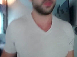 Stan Jerks Off in The Shower - Hairy Muscle