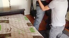 Step daddy show boy how to make love
